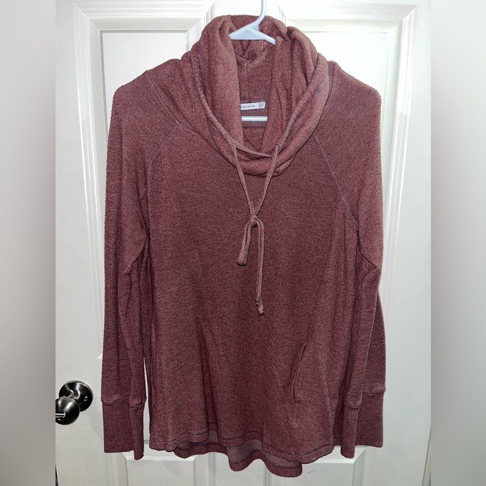Staccato Burgundy Cowl Neck Sweater